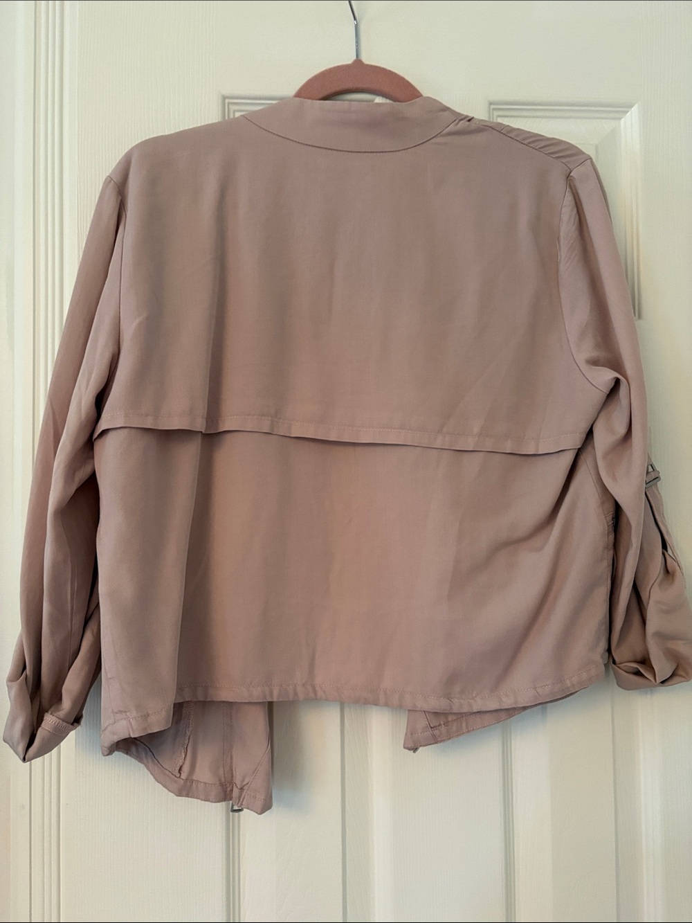 Dex Blush Open-Front Bomber Jacket - Picture 5 of 5